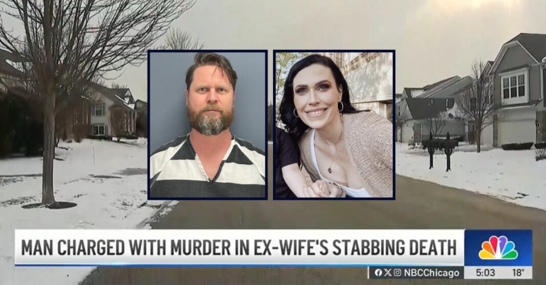 Husband watches home security cameras in horror as wife, a mother of 6, is chased down and stabbed to death by her ex: Cops
