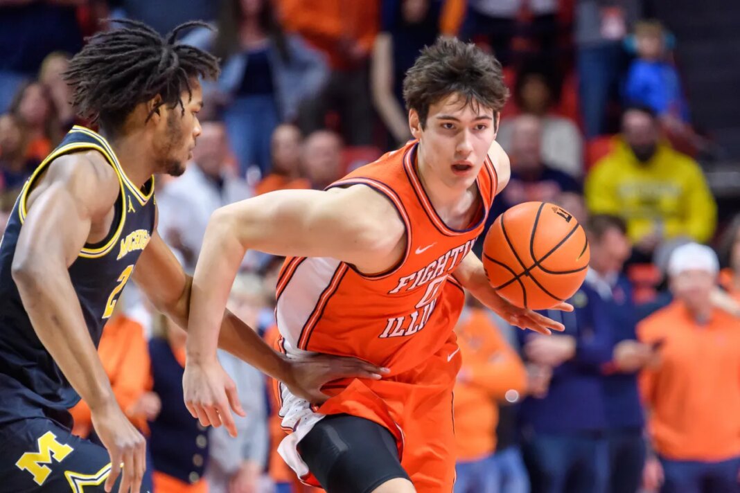 Illini fall apart in second half, Michigan wins big
