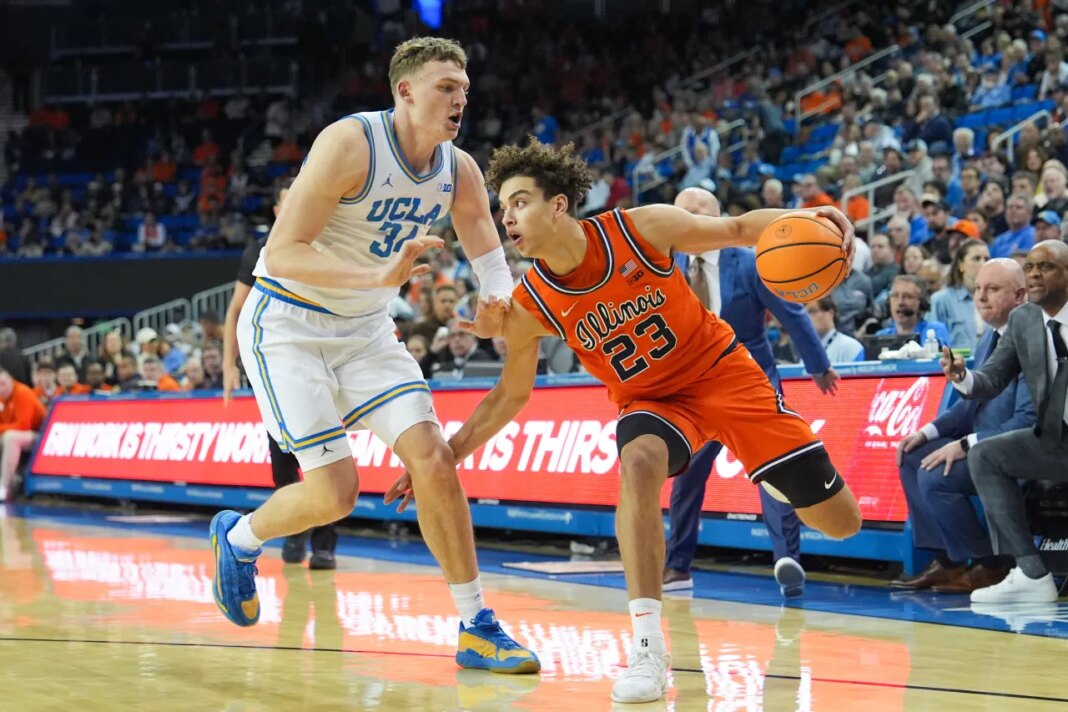Illini upset in overtime at Pauley Pavilion