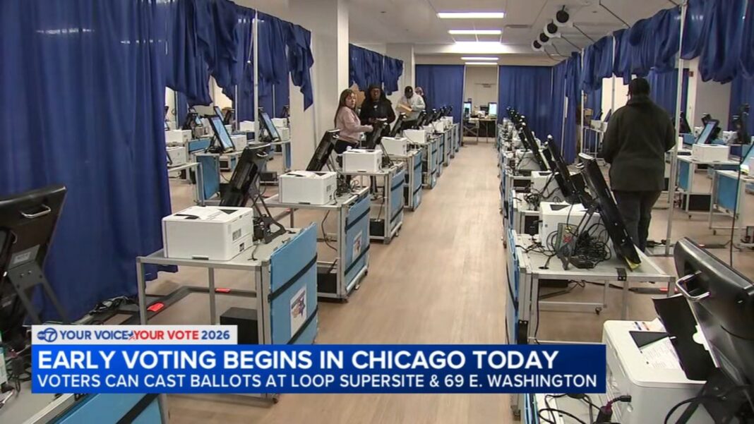 Illinois primary elections 2026: Early voting in Chicago starts Thursday with new supersite at State, Adams