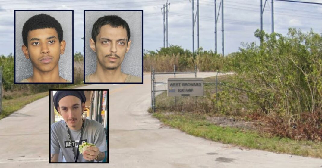 'Inconsistent with innocence': 2 men arrested over boat ramp slaying of man found in hidden and burned-out Honda