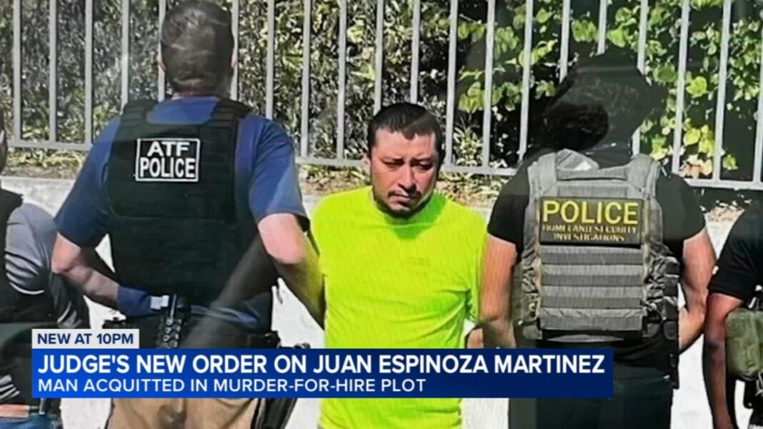 Juan Espinoza Martinez, acquitted in Greg Bovino Chicago murder-for-hire trial, must be released or given bond hearing: judge