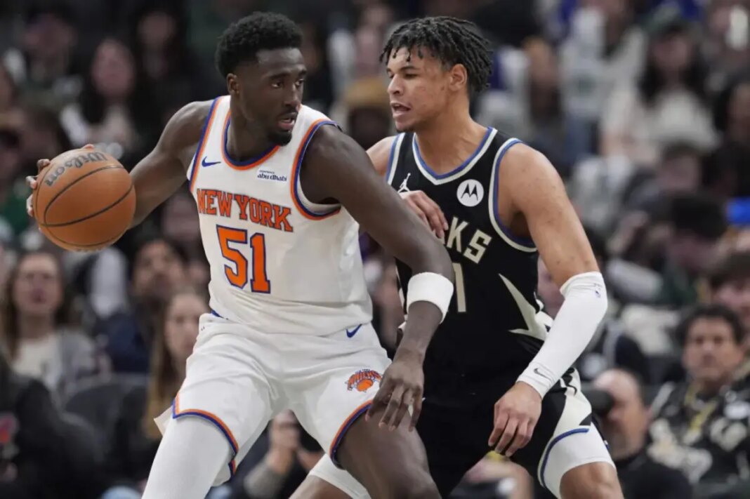 Knicks' Mohamed Diawara answers call with strong game off bench
