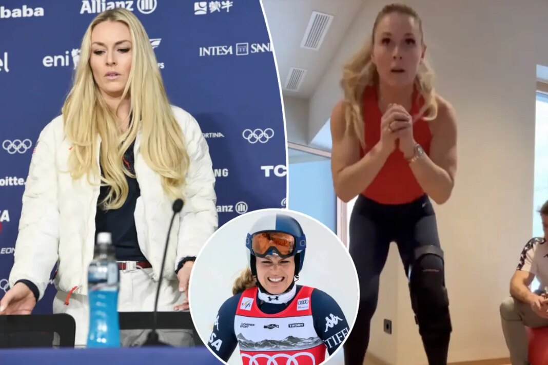 Lindsey Vonn's big Olympics test put on hold — as she reveals behind-the-scenes workout