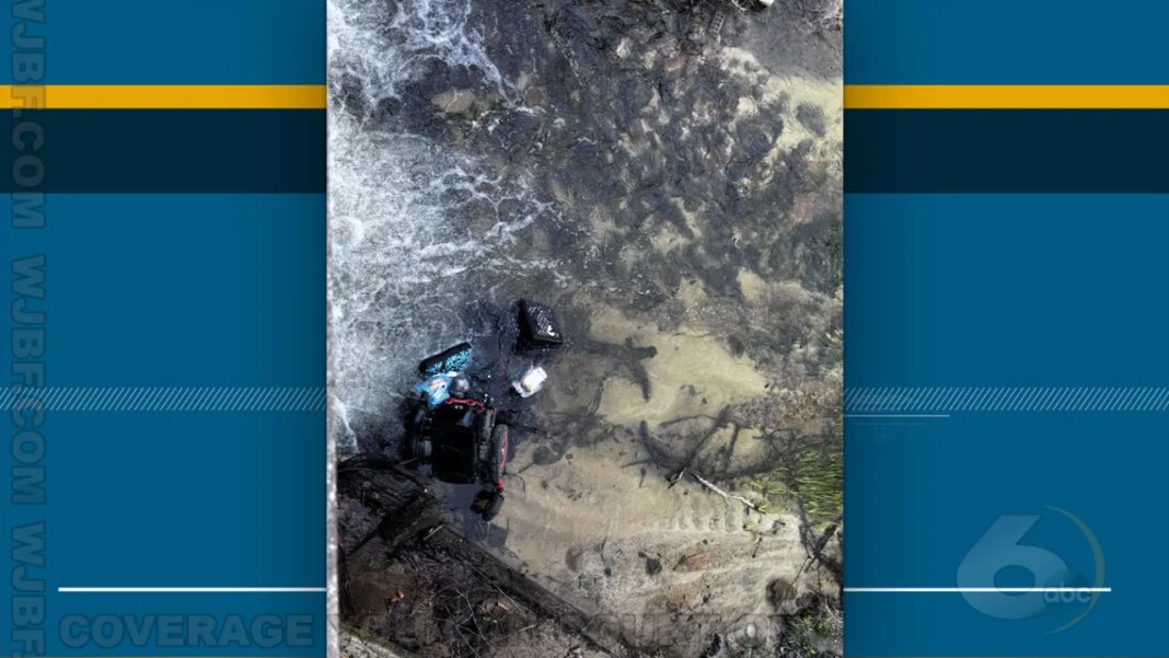 Man rescued after electric wheelchair falls into Warrenville river