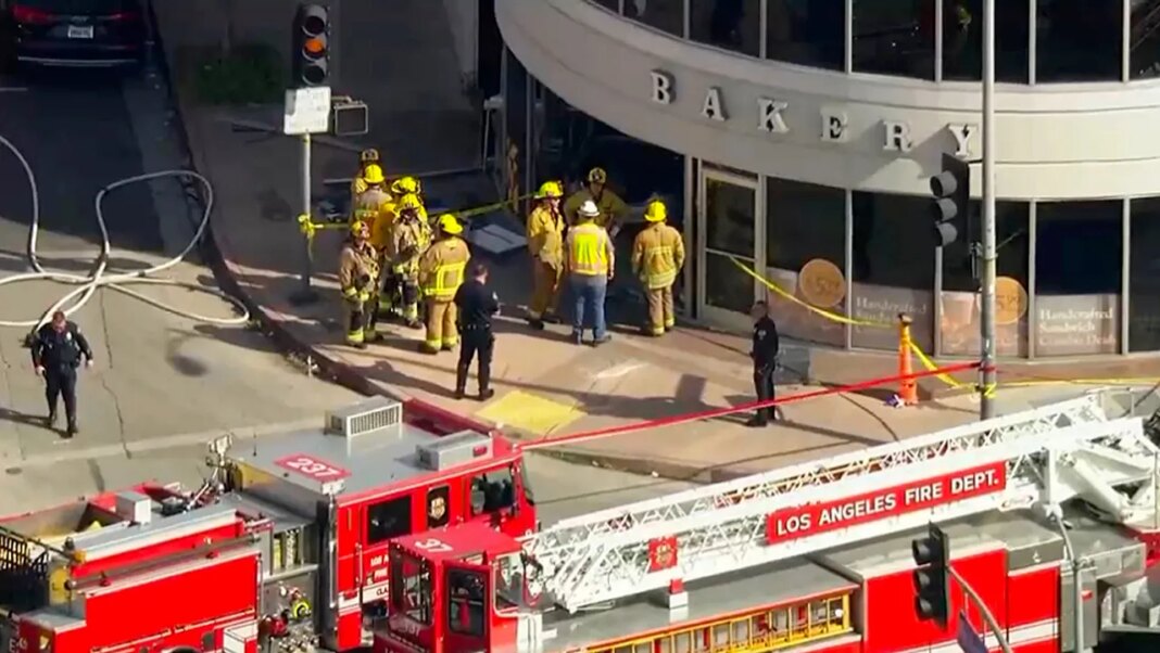 Multiple dead, several injured after vehicle crashes into Los Angeles grocery store