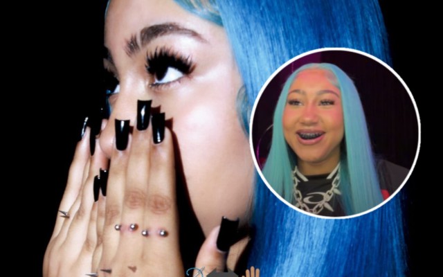 NORTH WEST DEBUTS DARKER BLUE HAIR AND MORE HAND PIERCINGS