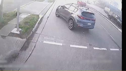 A car pulling out in front of an oncoming vehicle captured on a dashcam. 