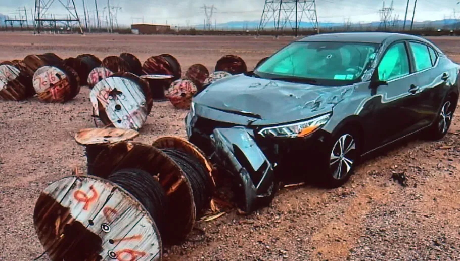 New York man dead after ramming power substation outside Las Vegas