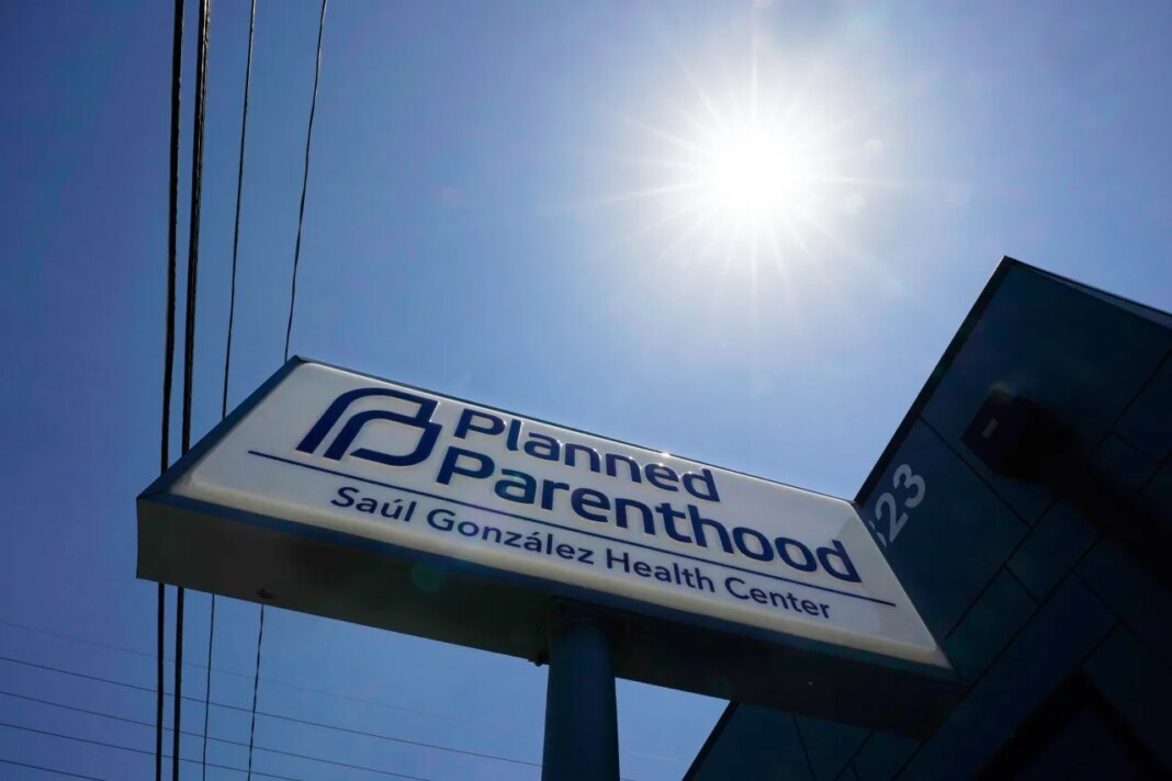 FILE - A Planned Parenthood sign is displayed outside a facility in Austin, Texas, Monday, Aug. 14, 2023. (AP Photo/Eric Gay, File)