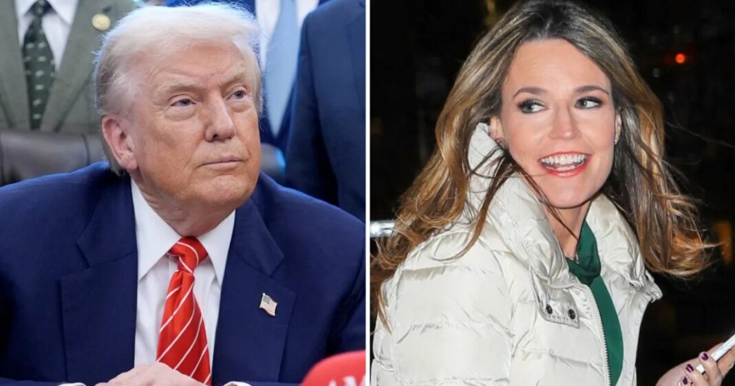 President Trump ‘Always’ Got ‘Along Well’ With Savannah Guthrie, Shows His Support Amid Her Missing Mom - InTouch Weekly