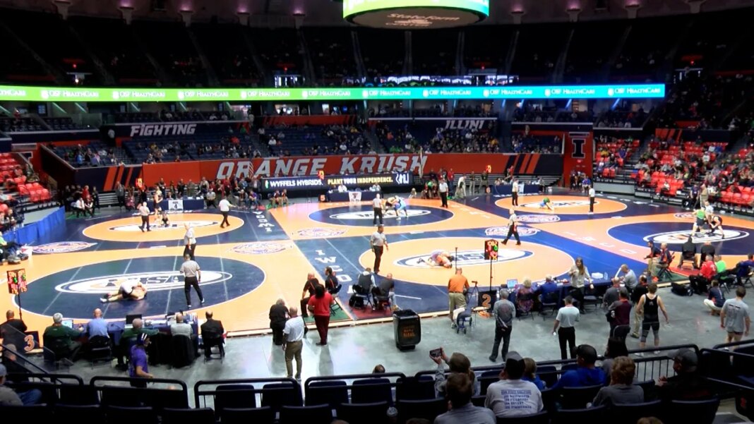 Results: IHSA state wrestling day one (02/19/26)