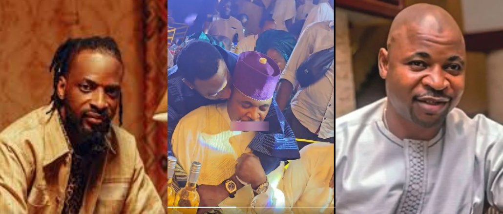 “See Who Say E Go Win Grammy”- Fans React As 9ice Receives Cash From MC Oluomo