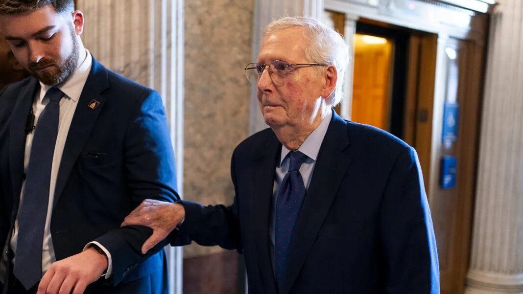 Sen. McConnell out of hospital after flu bout