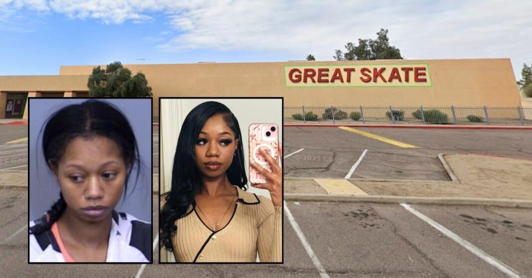 'Send a message': Jealous ex-girlfriend used roller skate to attack her former lover's 'friend' at local rink to set 'an example,' cops say