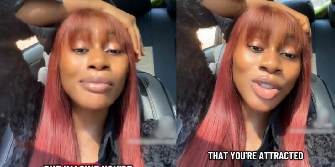 “Some problems can only be solved when naked” – Lady sparks debate with advice on marriage