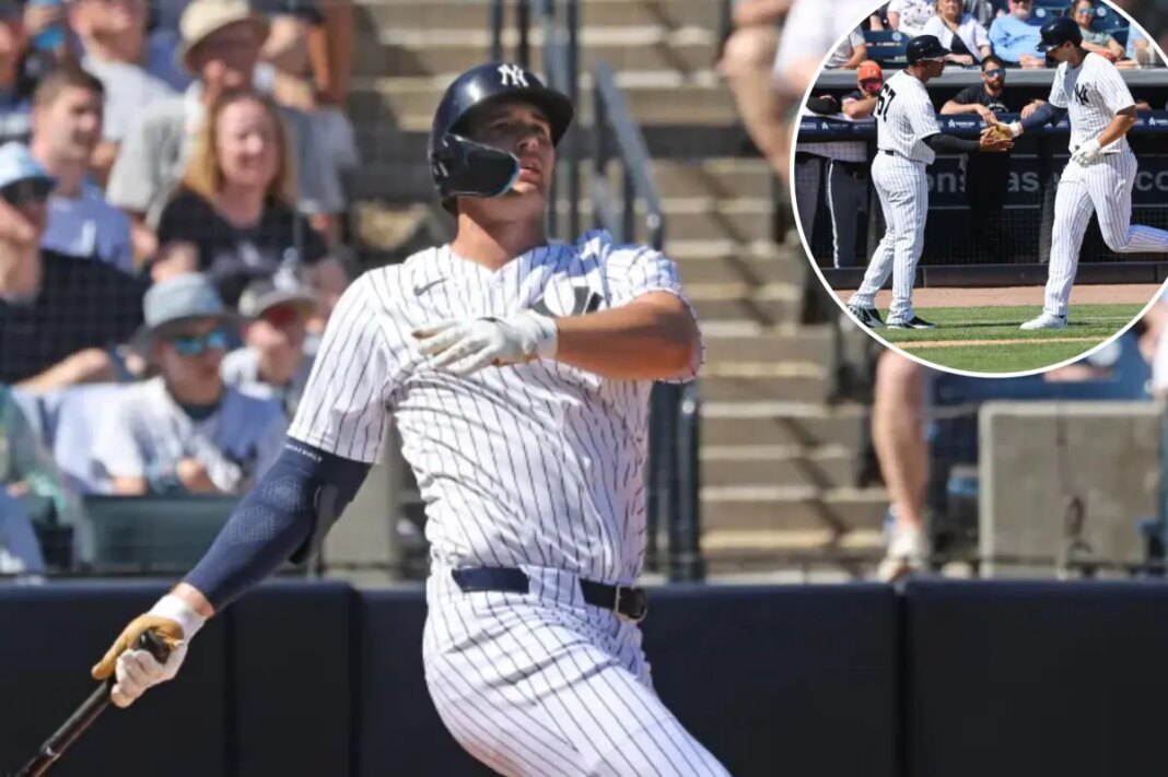 Spencer Jones' 'Ohani-like' swing delivered home run in strong Yankees start