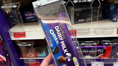Surprising reason UK shops are locking up their chocolate