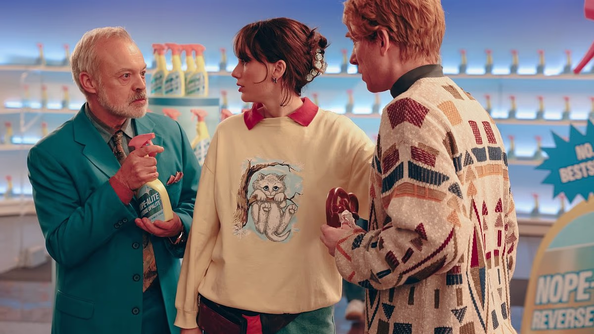 Taylor Swift fans go 'wild and crazy' for Opalite music video