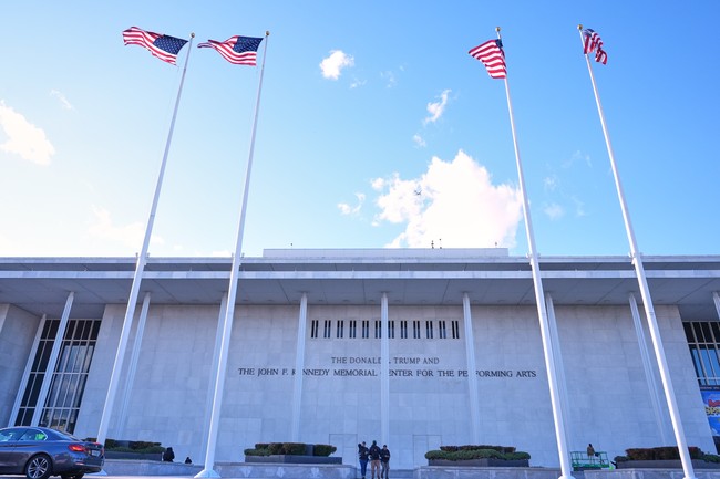 This Time It's the Trump-Kennedy Center That Vandals Target, Causing Performance Cancellation