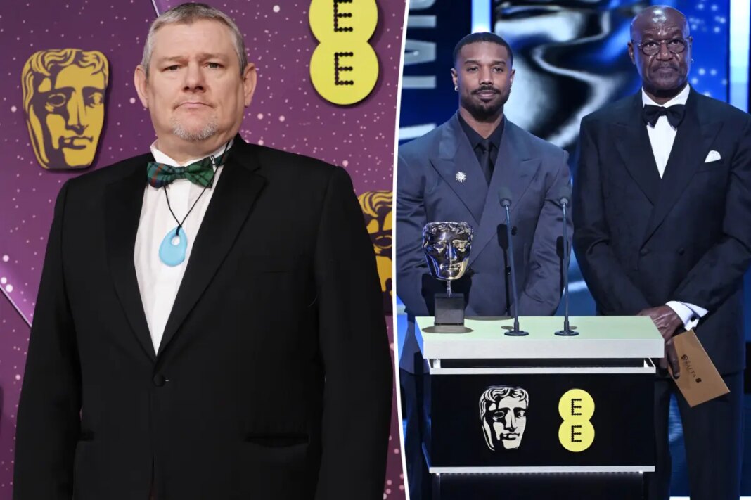 Tourette’s activist John Davidson shouts N-word during BAFTAs telecast while Michael B. Jordan and Delroy Lindo present
