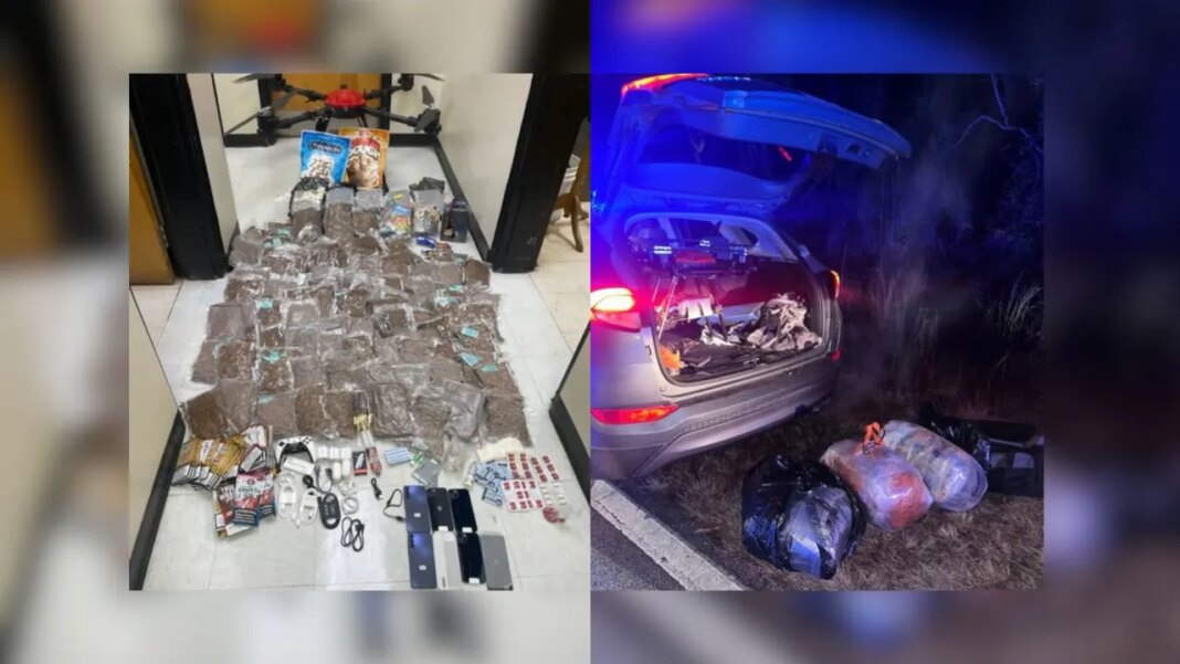 Two suspects arrested in Hancock County after failed contraband delivery attempt