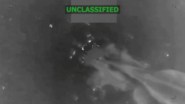 A GIF image of a lethal strike in the Caribbean