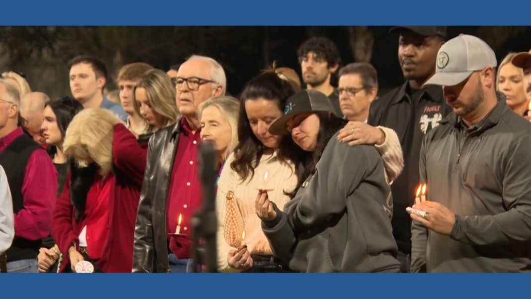 'We can't wait to see him again': Hundreds honor Koby Flores at candlelight vigil