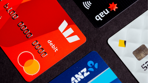 Debit cards from the big four banks - Commonwealth Bank, NAB, Westpac, ANZ