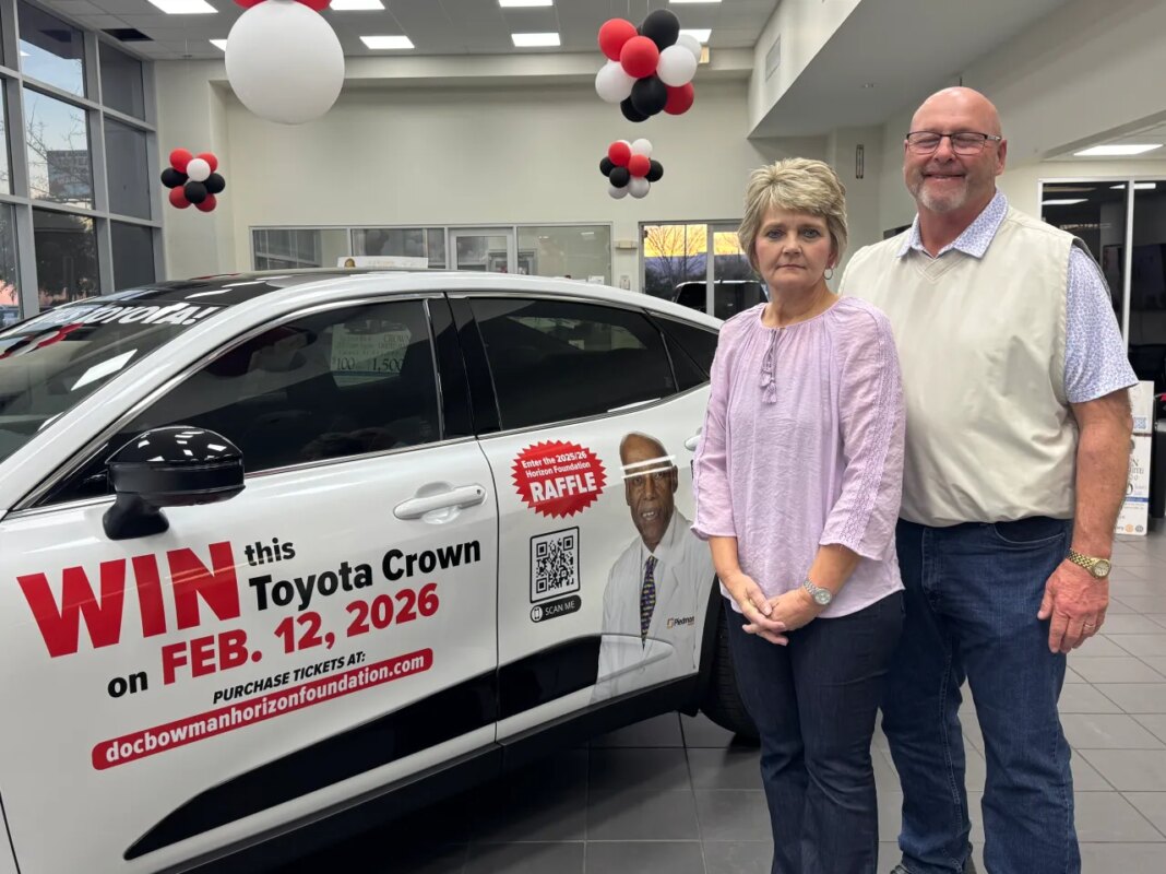 Winner takes home Toyota Crown in exciting charity raffle