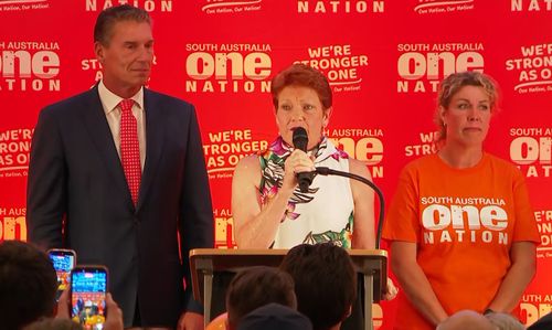 Pauline Hanson said One Nation's strong performance in the South Australia election was just the beginning. 21032026