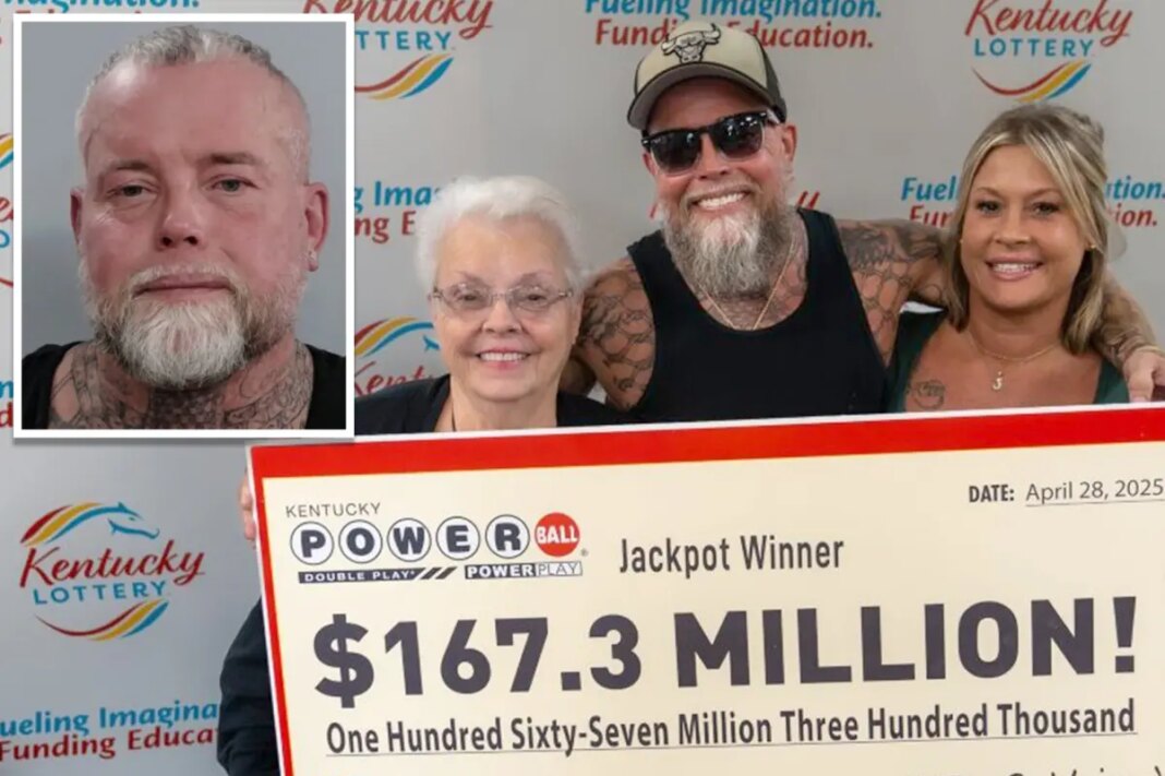 $167M Powerball winner, outed as career criminal, stole $12K in third arrest since hitting jackpot