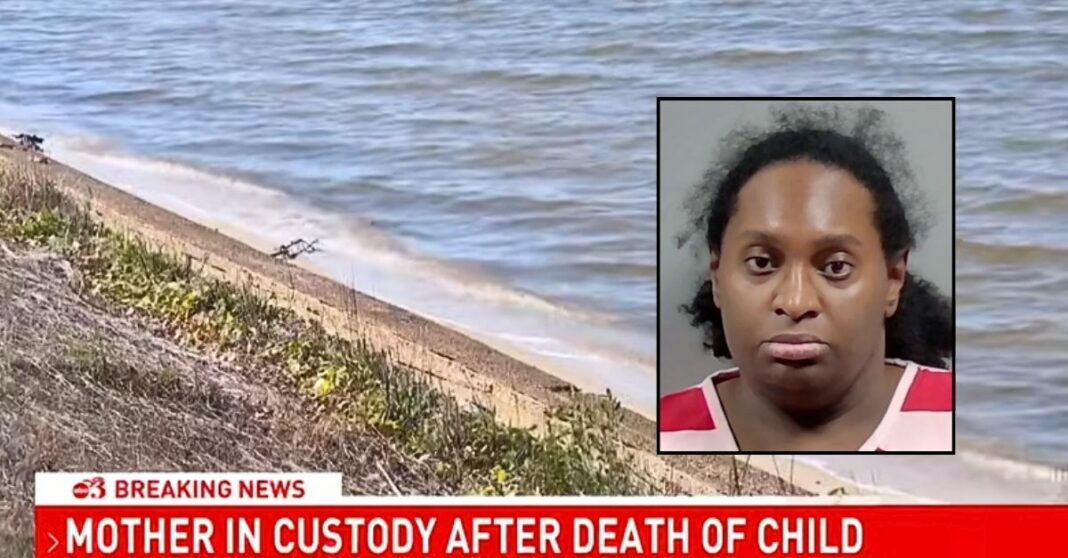 5-year-old found in trash bag bobbing along bay waterline after mom killed him and stuffed the boy inside with blankets and towels: Police