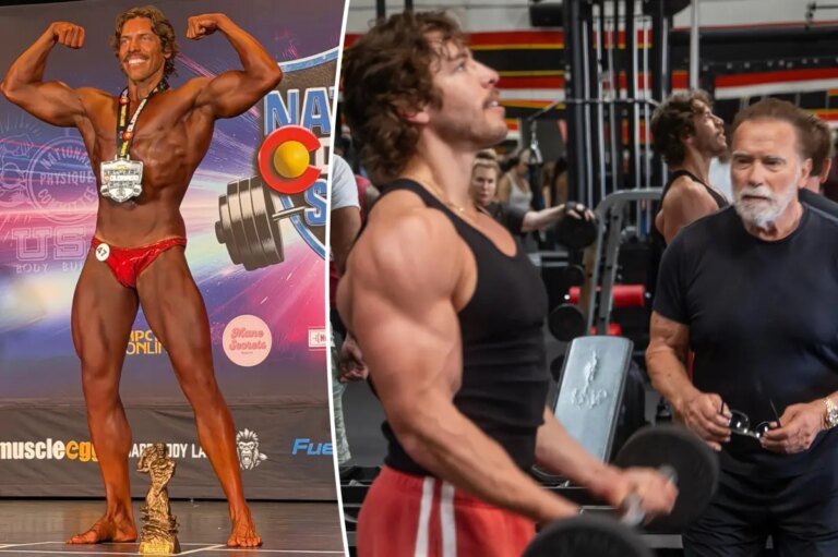 Joseph Baena, Arnold Schwarzenegger’s Doppelgänger Son, Triumphs in Debut Bodybuilding Contest