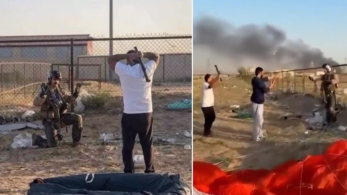 'Back up, I'm American!' moment local threatens US airman with a pipe