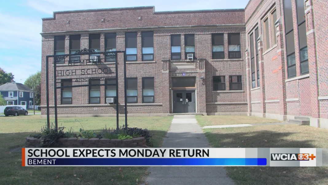 Bement CUSD expected to resume classes Monday after power issues