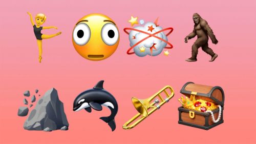 The new emojis released by Apple.