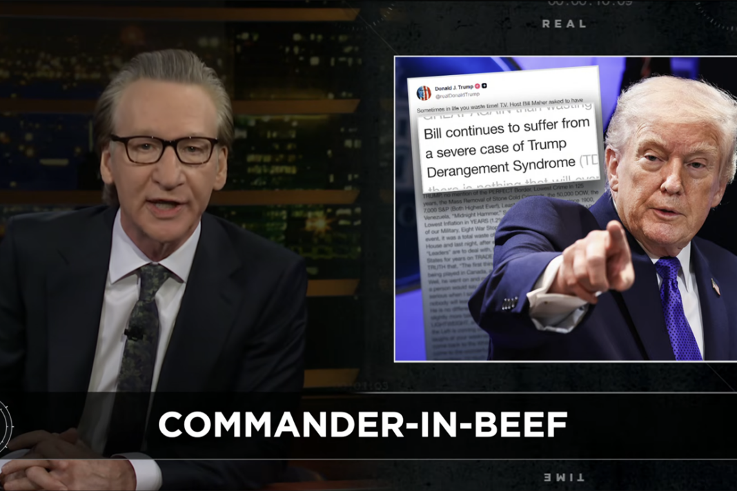 Bill Maher fires back at Donald Trump on ‘Real Time’: “He suffers from Bill Maher Derangement Syndrome”