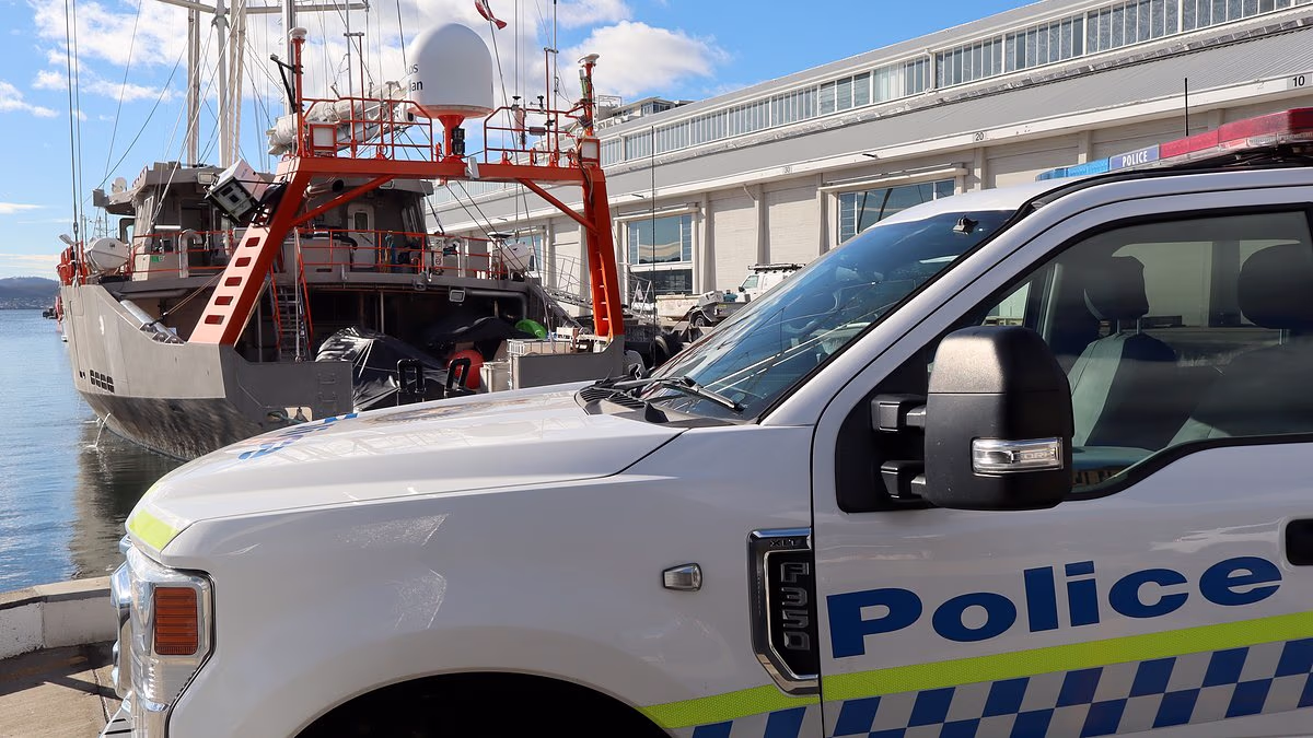 Body found after man falls overboard on ship docked in Hobart
