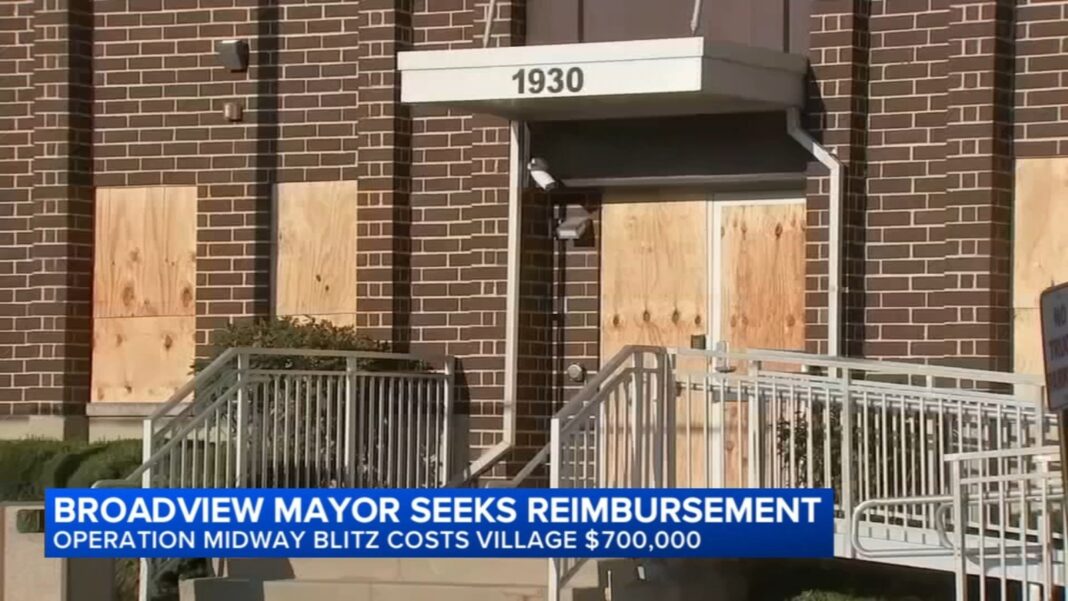Broadview, Illinois mayor says Chicago immigration operation 'Midway Blitz' cost village and businesses $700K, seeks reimbursement