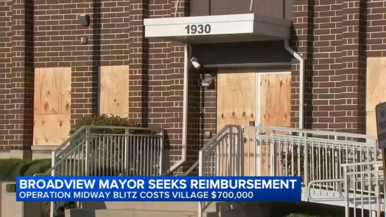 Broadview Mayor Demands Reimbursement as ‘Midway Blitz’ Immigration Operation Costs Village and Local Businesses $700K
