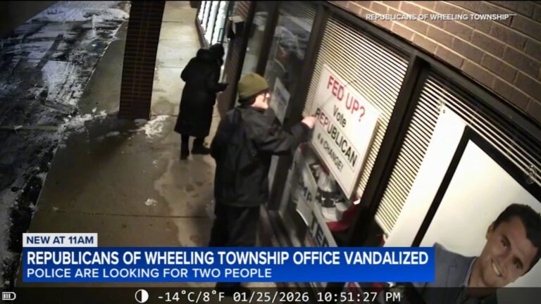 Political Tensions Escalate: Couple Arrested for Vandalizing Republican Office in Arlington Heights, IL