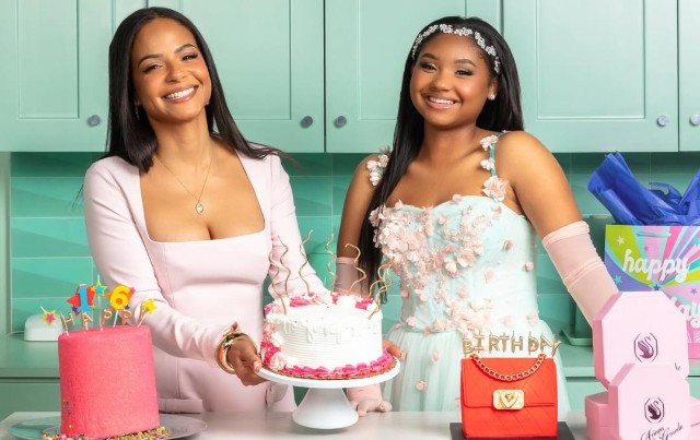 CHRISTINA MILIAN AND THE-DREAM HONOR DAUGHTER VIOLET ON HER 16TH BIRTHDAY