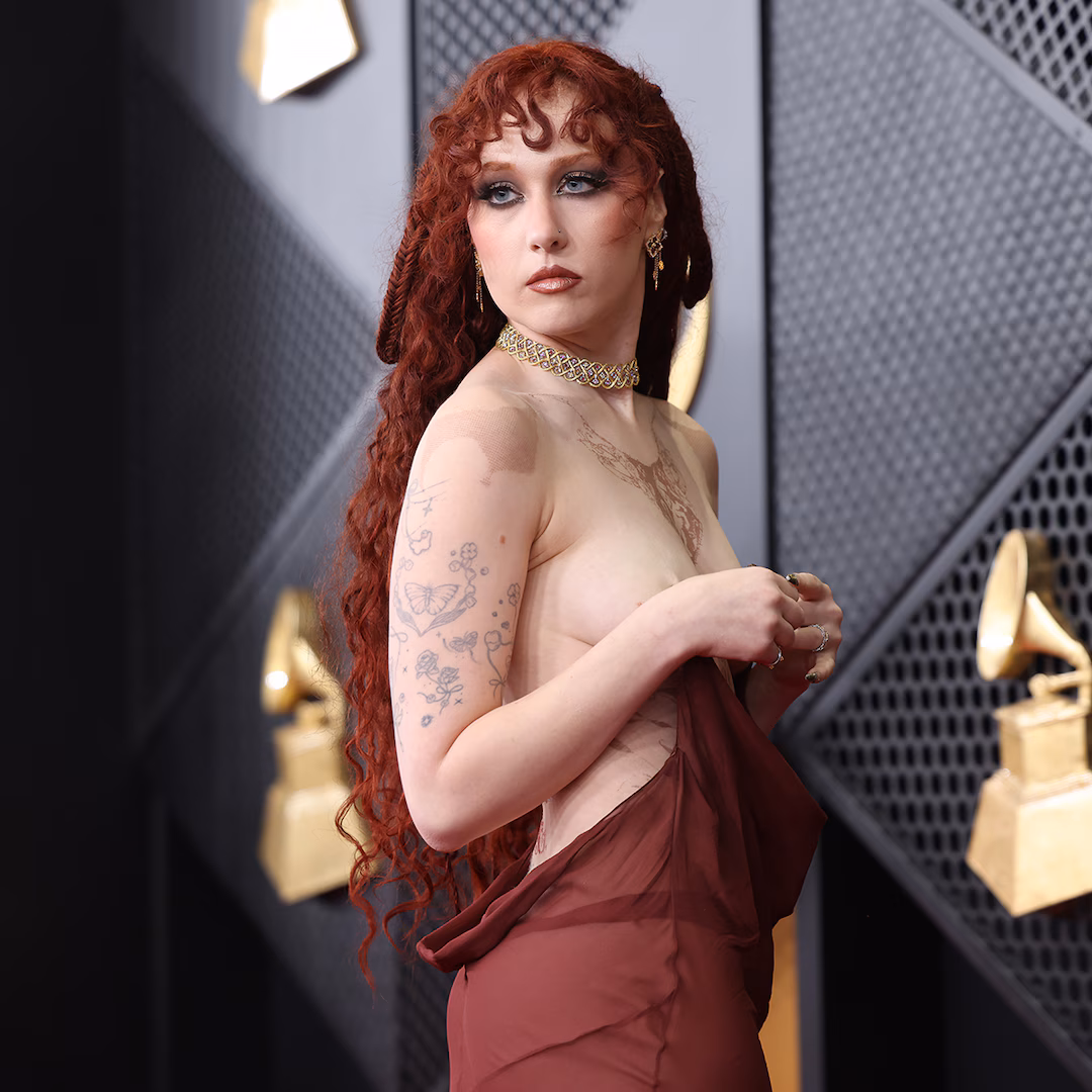 Chappell Roan Frees the Nipple in Sheer Dress at Paris Fashion Week