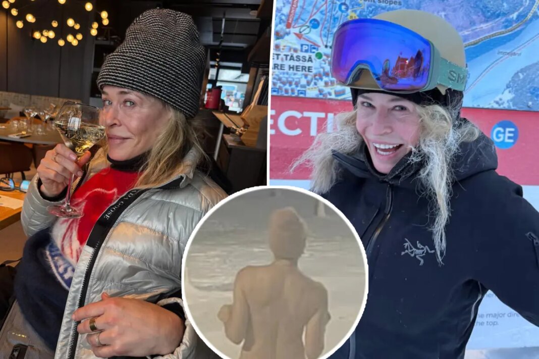 Chelsea Handler wears nothing but a beanie cap during 51st birthday romp in the Arctic Circle