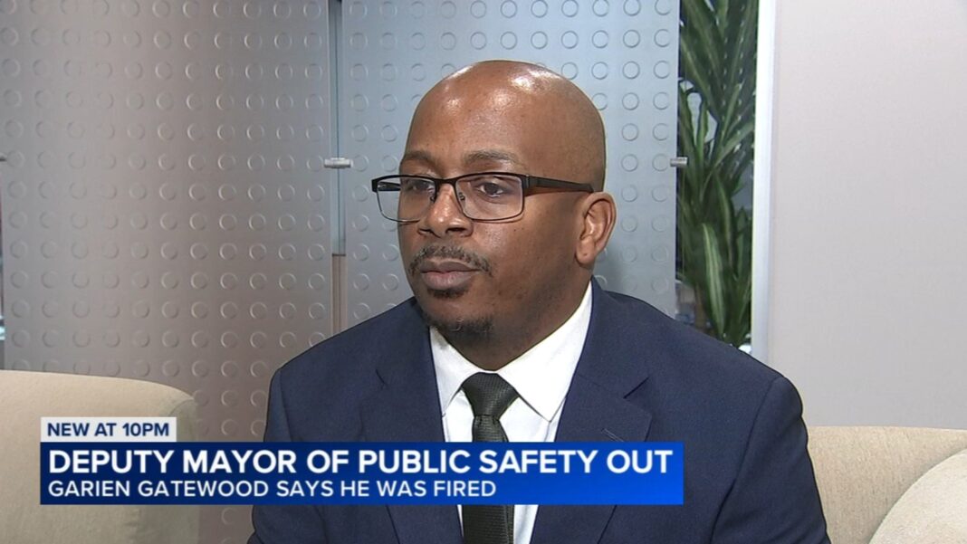 Chicago Deputy Mayor for Public Safety Garien Gatewood suddenly fired at City Hall, Mayor Brandon Johnson's office confirms