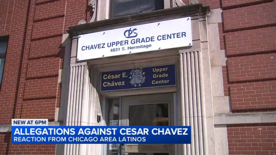 Chicago Latino leaders angered by abuse allegations against Cesar Chavez, question if Back of the Yards school should be renamed