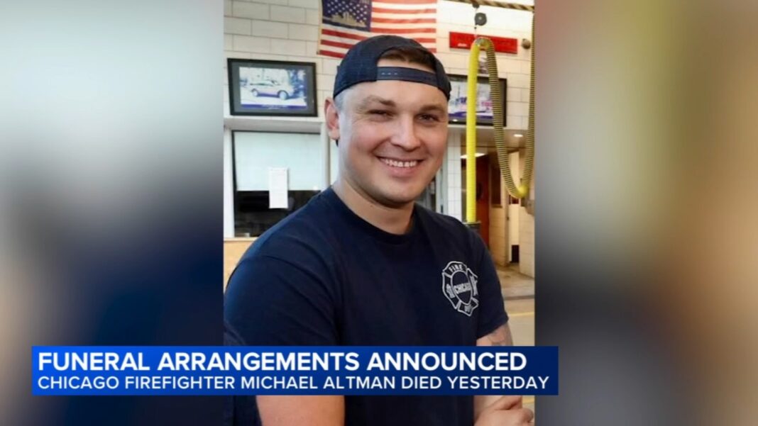 Chicago firefighter death: Funeral arrangements announced for CFD member Michael Altman, who died after being injured in fire