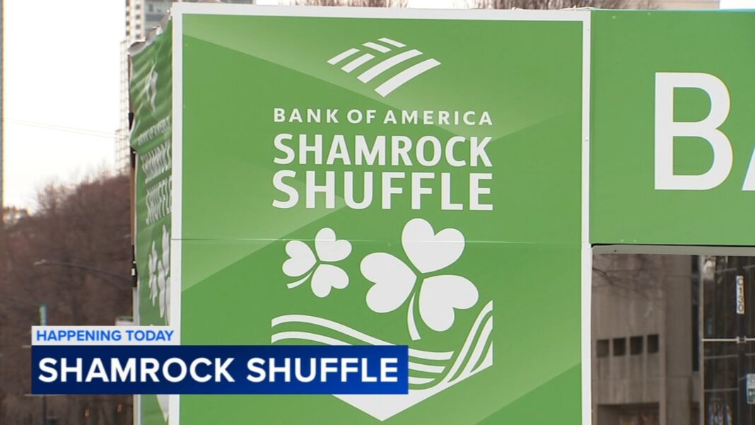 Chicago race, today: Bank of America Shamrock Shuffle to step off in Grant Park Sunday; street closures in effect downtown Chicago