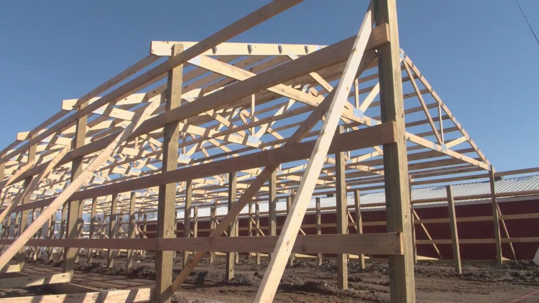 Coles Co. Fairground rebuilding barn destroyed in July fire